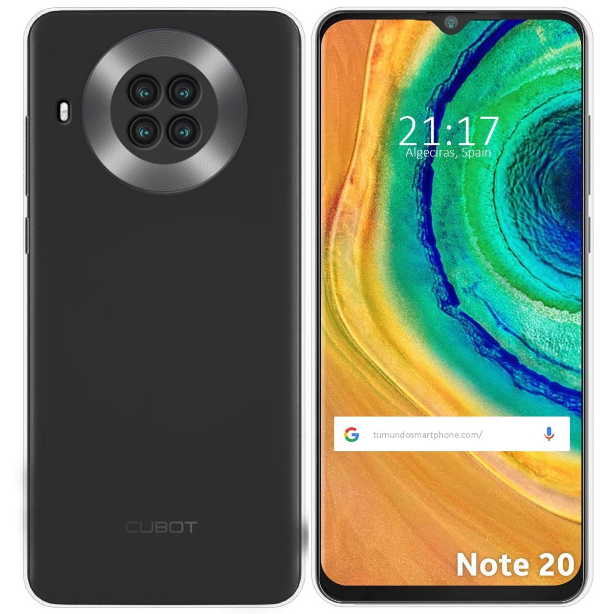 Funda Silicona Gel TPU Transparente para Cubot Note 20