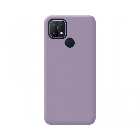 Funda Silicona Líquida Ultra Suave para Oppo A15 color Morada
