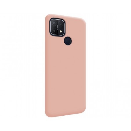 Funda Silicona Líquida Ultra Suave para Oppo A15 color Rosa