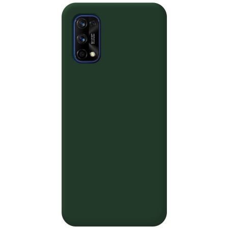Funda Silicona Líquida Ultra Suave para Realme 7 Pro color Verde Oscuro