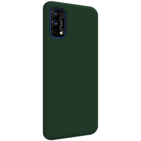 Funda Silicona Líquida Ultra Suave para Realme 7 Pro color Verde Oscuro