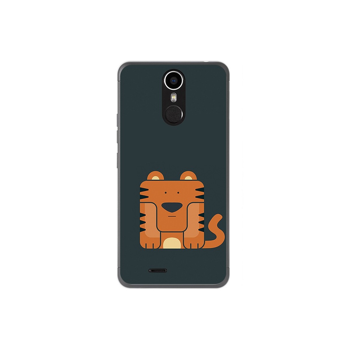 Funda Gel Tpu para Ulefone Metal Diseño Tigre Dibujos
