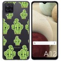 Funda Gel Transparente para Samsung Galaxy A12 / M12 diseño Cactus Dibujos