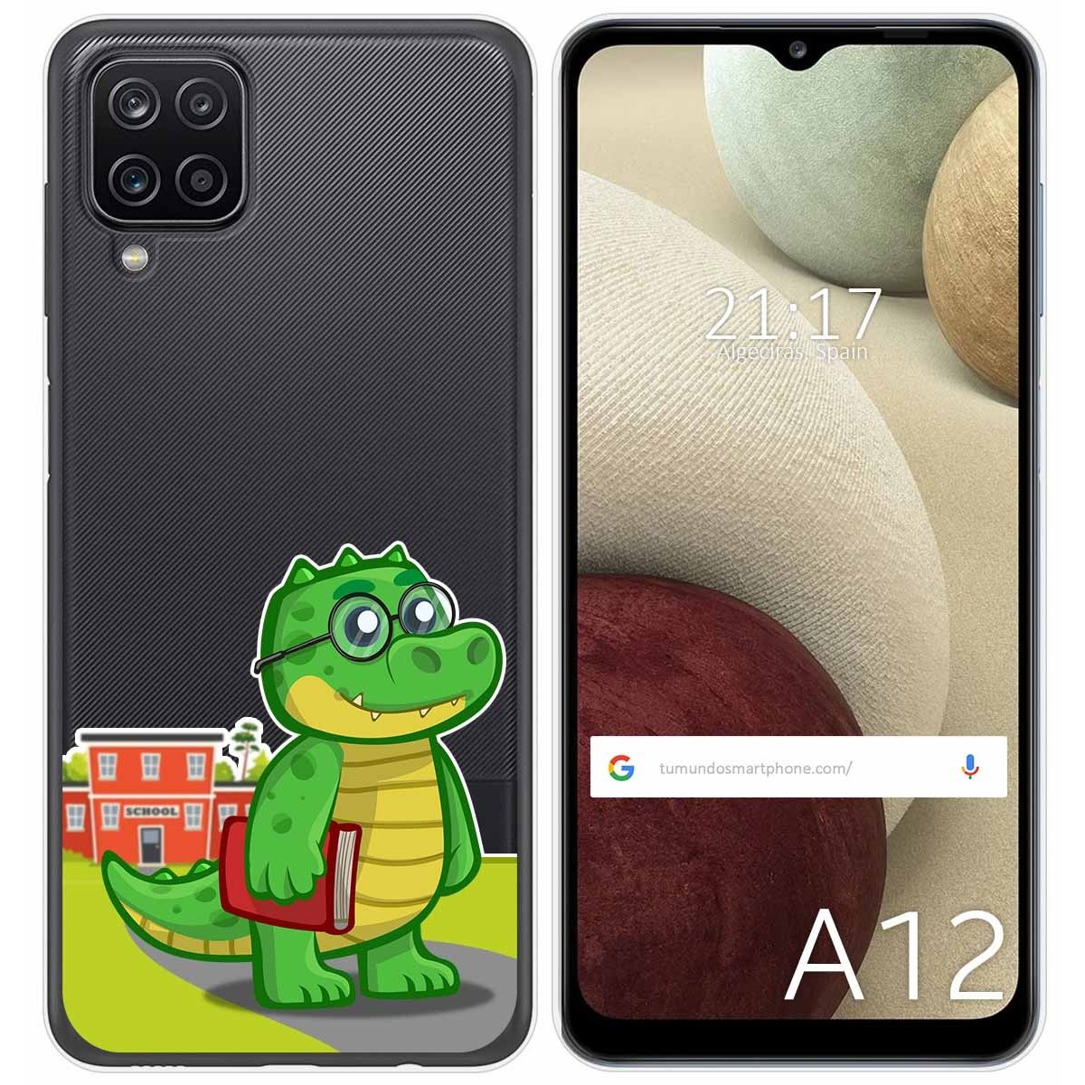 Funda Gel Transparente para Samsung Galaxy A12 / M12 diseño Coco Dibujos