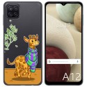 Funda Gel Transparente para Samsung Galaxy A12 / M12 diseño Jirafa Dibujos