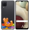 Funda Gel Transparente para Samsung Galaxy A12 / M12 diseño Leopardo Dibujos