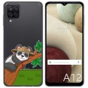 Funda Gel Transparente para Samsung Galaxy A12 / M12 diseño Panda Dibujos