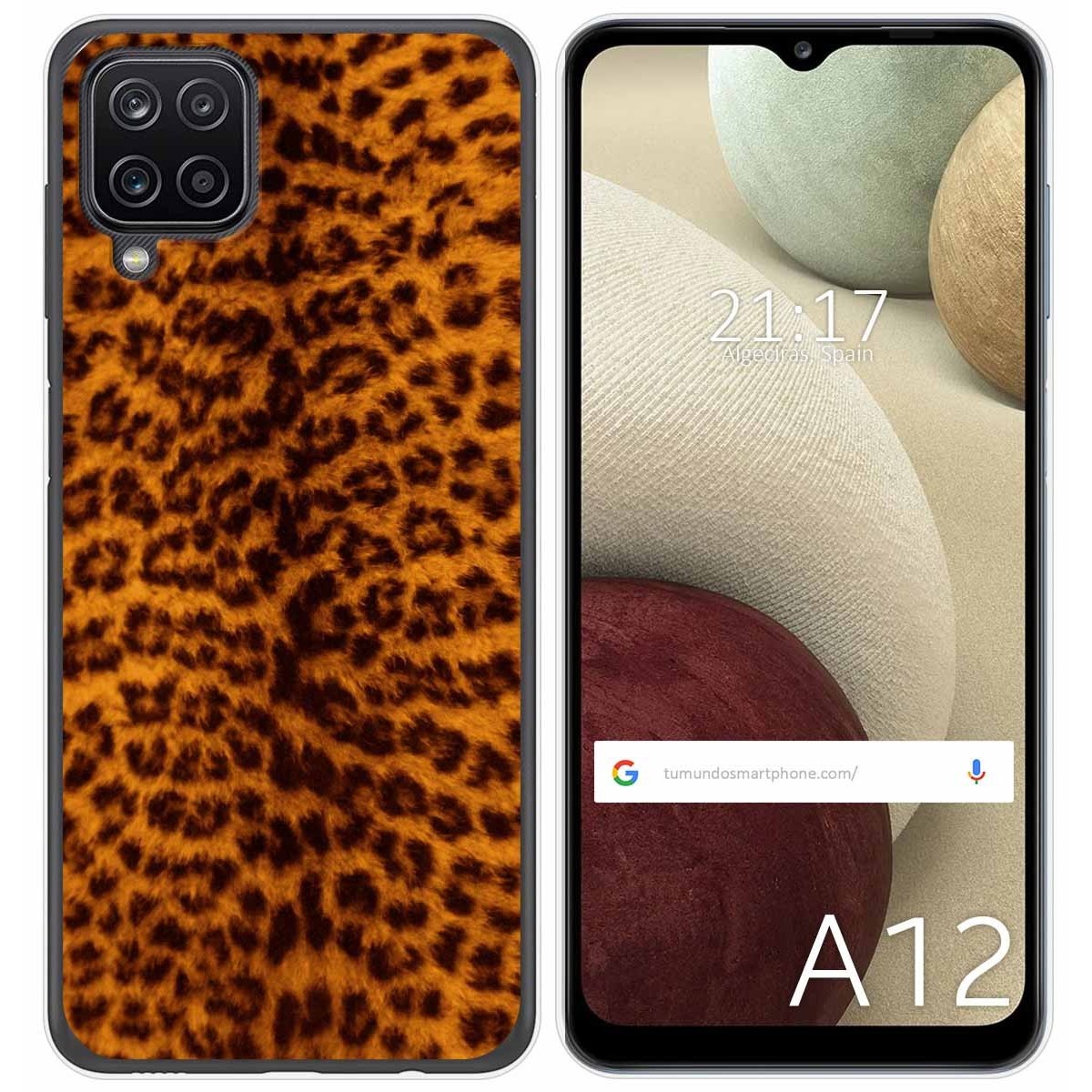 Funda Gel Tpu para Samsung Galaxy A12 / M12 diseño Animal 03 Dibujos