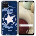 Funda Gel Tpu para Samsung Galaxy A12 / M12 diseño Camuflaje 03 Dibujos