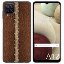 Funda Gel Tpu para Samsung Galaxy A12 / M12 diseño Cuero 01 Dibujos