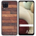 Funda Gel Tpu para Samsung Galaxy A12 / M12 diseño Madera 03 Dibujos