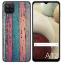 Funda Gel Tpu para Samsung Galaxy A12 / M12 diseño Madera 10 Dibujos