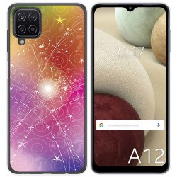 Funda Gel Tpu para Samsung Galaxy A12 / M12 diseño Abstracto Dibujos