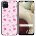 Funda Gel Tpu para Samsung Galaxy A12 / M12 diseño Flores Dibujos