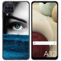 Funda Gel Tpu para Samsung Galaxy A12 / M12 diseño Ojo Dibujos