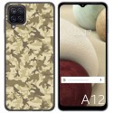 Funda Gel Tpu para Samsung Galaxy A12 / M12 diseño Sand Camuflaje Dibujos