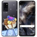 Funda Gel Transparente para Oukitel C21 diseño Cabra Dibujos
