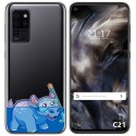 Funda Gel Transparente para Oukitel C21 diseño Hipo Dibujos