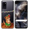 Funda Gel Transparente para Oukitel C21 diseño Suricata Dibujos