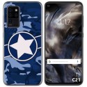 Funda Gel Tpu para Oukitel C21 diseño Camuflaje 03 Dibujos