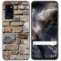 Funda Gel Tpu para Oukitel C21 diseño Ladrillo 03 Dibujos