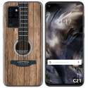 Funda Gel Tpu para Oukitel C21 diseño Madera 11 Dibujos