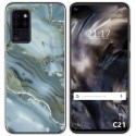 Funda Gel Tpu para Oukitel C21 diseño Mármol 09 Dibujos