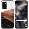 Funda Gel Tpu para Oukitel C21 diseño Mármol 11 Dibujos