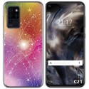 Funda Gel Tpu para Oukitel C21 diseño Abstracto Dibujos