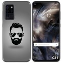 Funda Gel Tpu para Oukitel C21 diseño Barba Dibujos