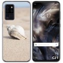 Funda Gel Tpu para Oukitel C21 diseño Concha Dibujos