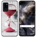 Funda Gel Tpu para Oukitel C21 diseño Reloj Dibujos