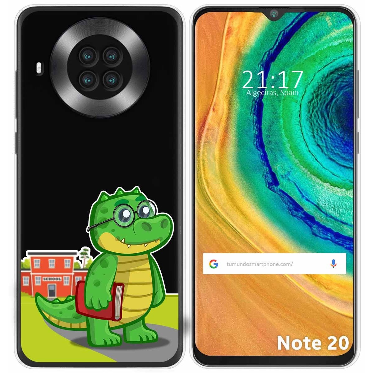 Funda Gel Transparente para Cubot Note 20 diseño Coco Dibujos