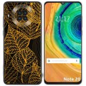 Funda Gel Transparente para Cubot Note 20 diseño Hojas Dibujos