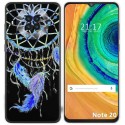 Funda Gel Transparente para Cubot Note 20 diseño Plumas Dibujos