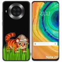 Funda Gel Transparente para Cubot Note 20 diseño Tigre Dibujos