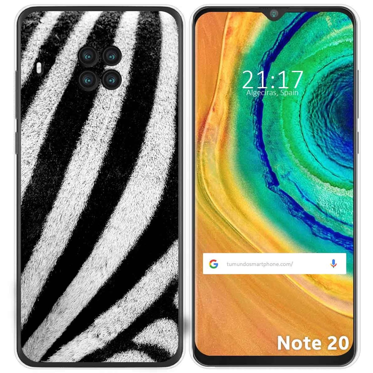 Funda Gel Tpu para Cubot Note 20 diseño Animal 02 Dibujos