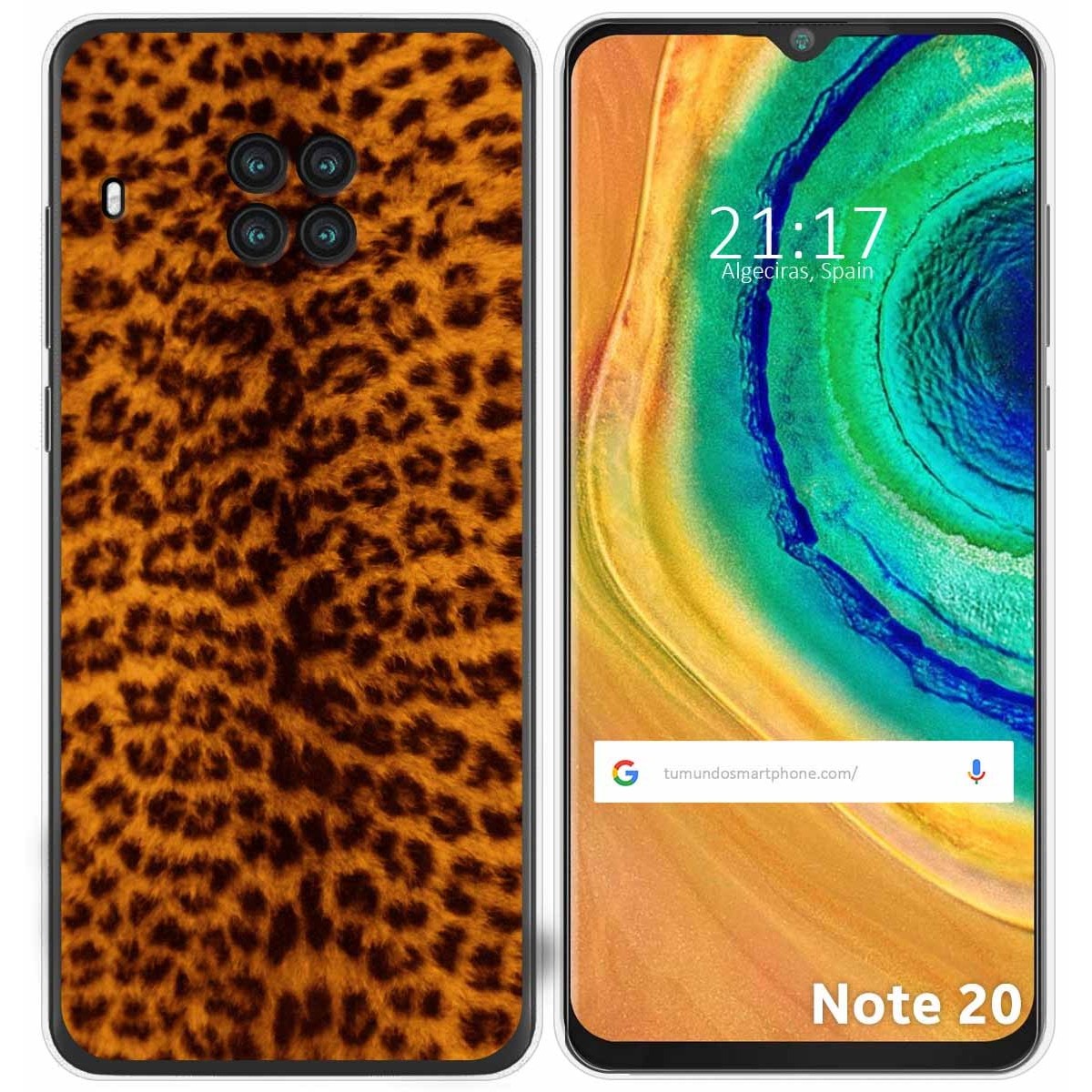 Funda Gel Tpu para Cubot Note 20 diseño Animal 03 Dibujos
