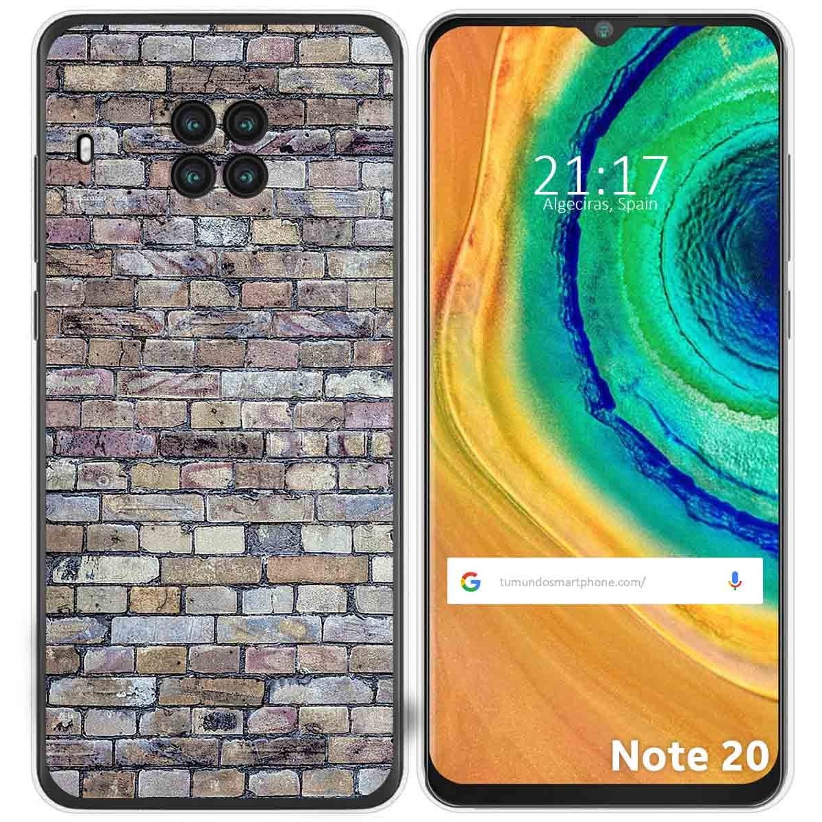 Funda Gel Tpu para Cubot Note 20 diseño Ladrillo 02 Dibujos