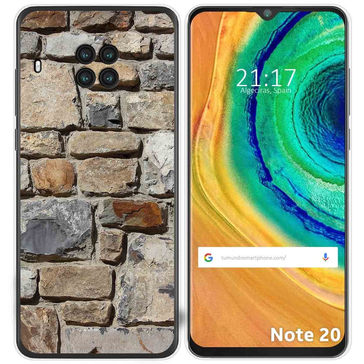 Funda Gel Tpu para Cubot Note 20 diseño Ladrillo 03 Dibujos
