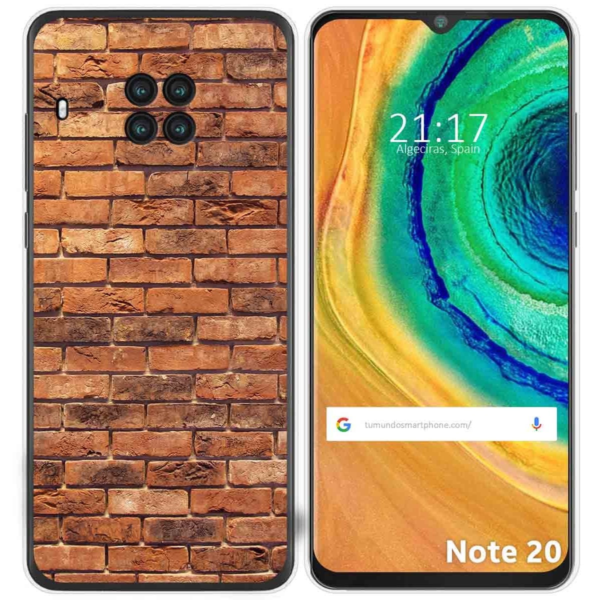 Funda Gel Tpu para Cubot Note 20 diseño Ladrillo 04 Dibujos