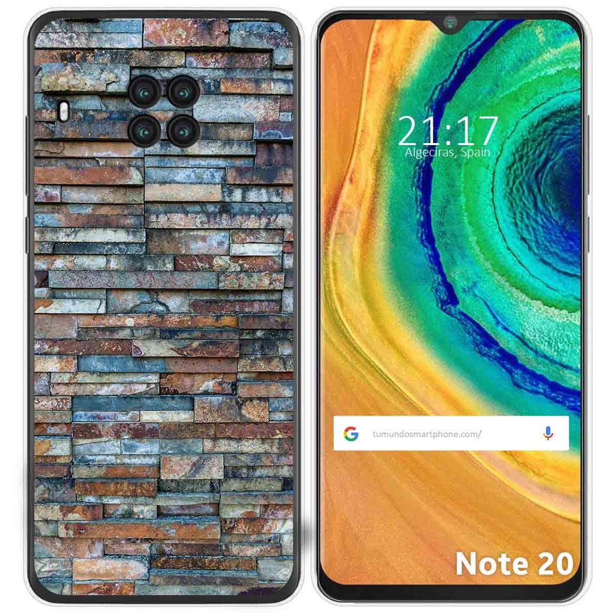 Funda Gel Tpu para Cubot Note 20 diseño Ladrillo 05 Dibujos