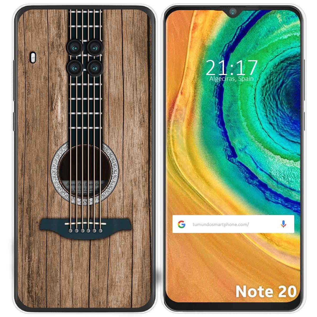 Funda Gel Tpu para Cubot Note 20 diseño Madera 11 Dibujos