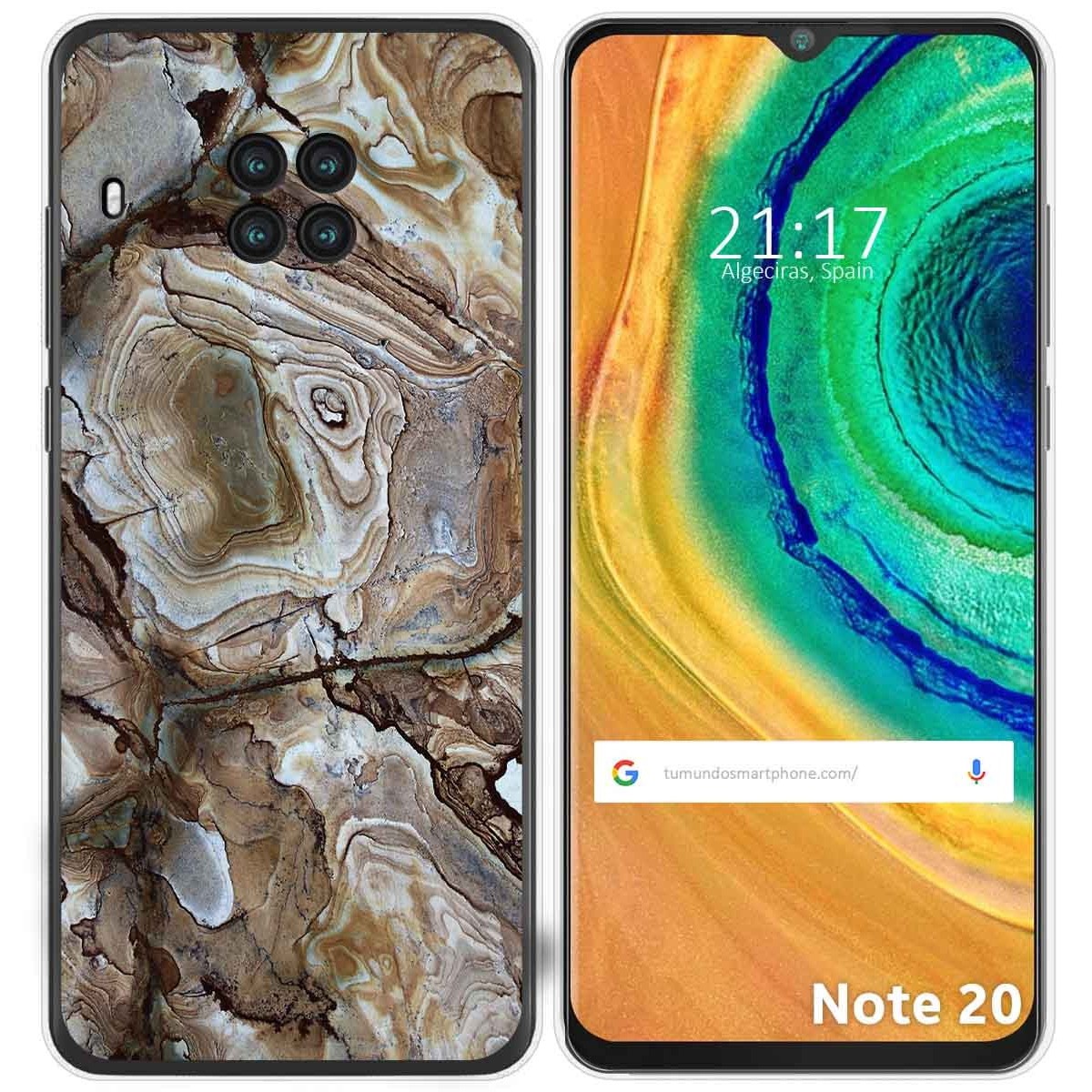 Funda Gel Tpu para Cubot Note 20 diseño Mármol 14 Dibujos