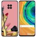 Funda Gel Tpu para Cubot Note 20 diseño Brochas Dibujos