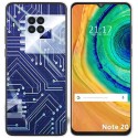 Funda Gel Tpu para Cubot Note 20 diseño Circuito Dibujos
