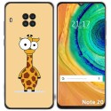 Funda Gel Tpu para Cubot Note 20 diseño Jirafa Dibujos