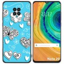 Funda Gel Tpu para Cubot Note 20 diseño Mariposas Dibujos