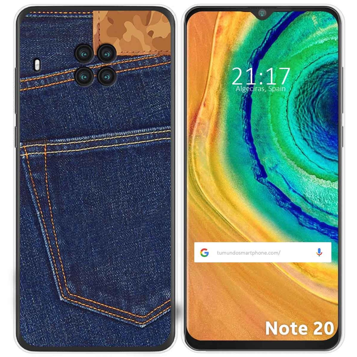 Funda Gel Tpu para Cubot Note 20 diseño Vaquero Dibujos