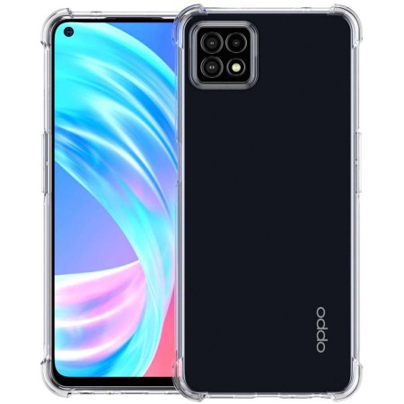 Funda Gel Tpu Anti-Shock Transparente para Oppo A73 5G